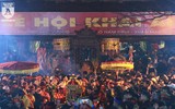 Bất chấp mưa rét, hàng vạn người chen chân xin ấn ở đền Trần